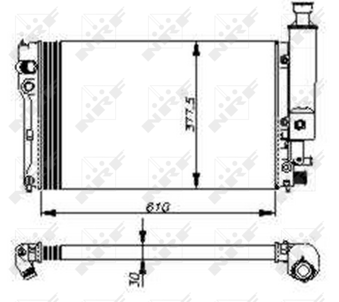 Radiateur NRF 58805