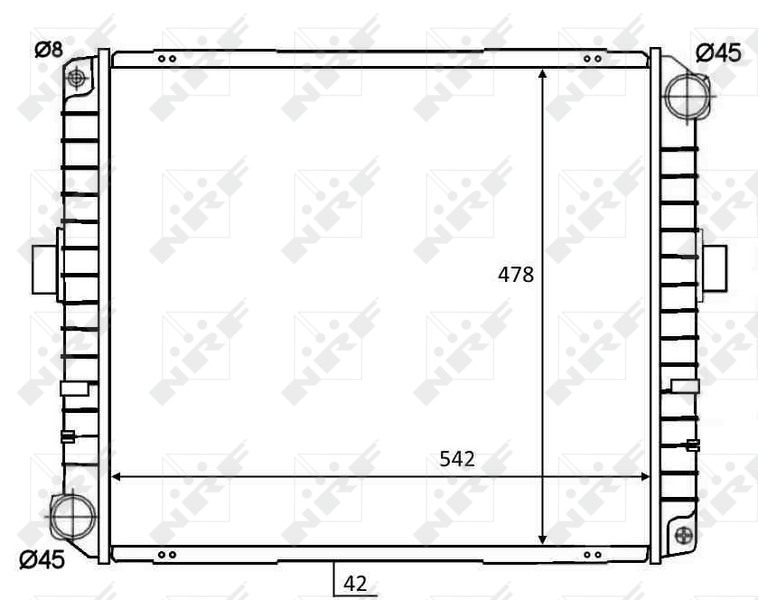 Radiateur NRF 58825