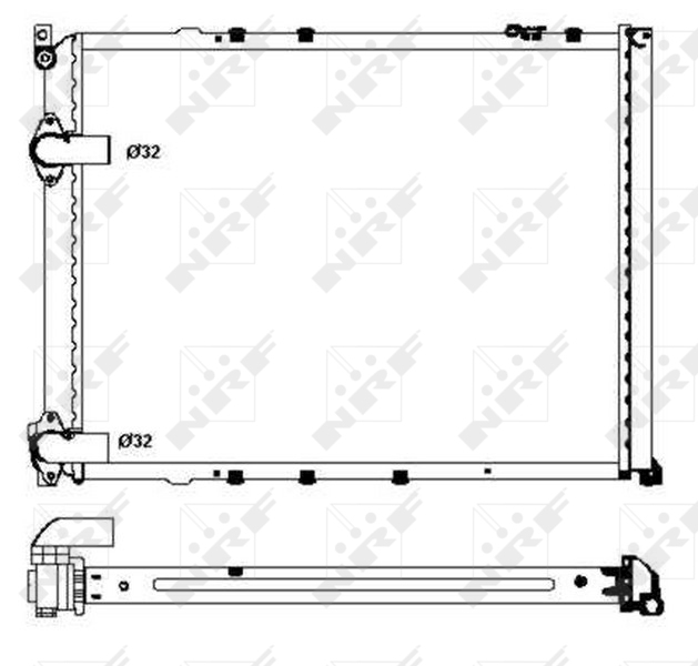NRF Radiateur 58848