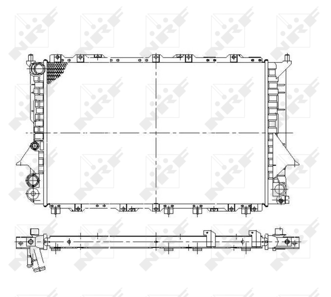 NRF Radiateur 58868