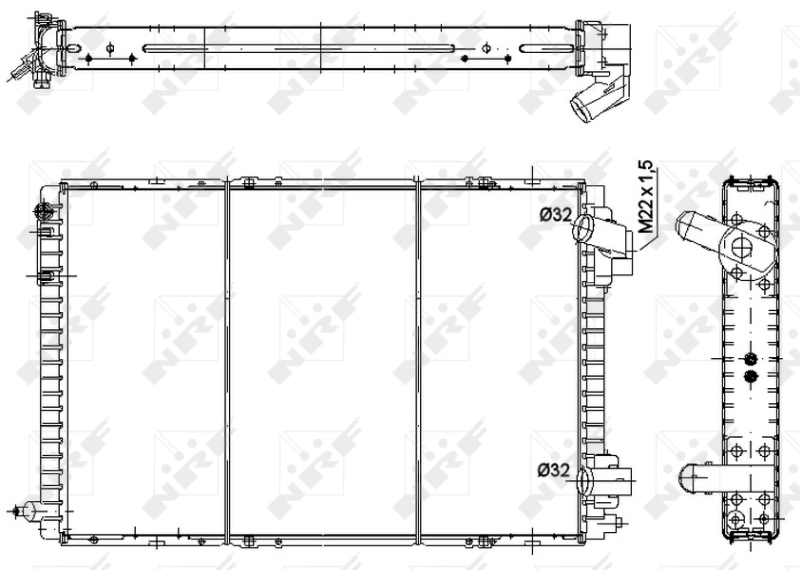 NRF Radiateur 58941