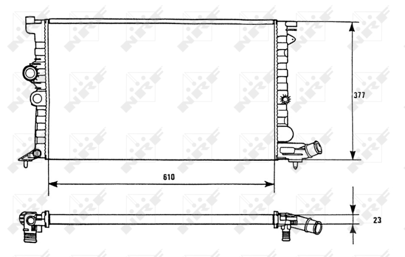 Radiateur NRF 58946