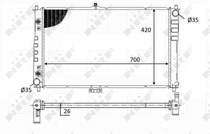 Radiateur NRF 59019