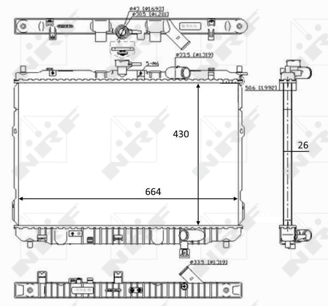 Radiateur NRF 59046