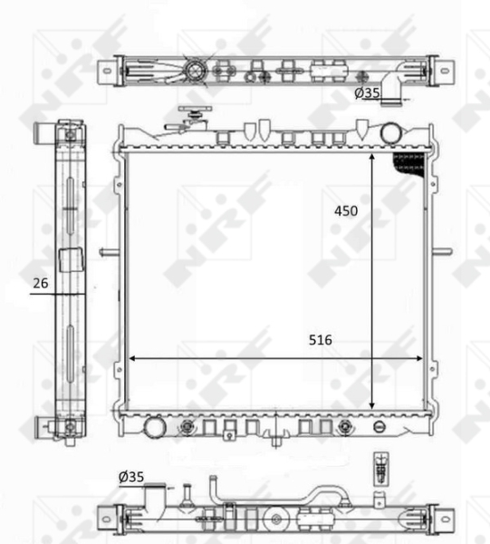 Radiateur NRF 59049