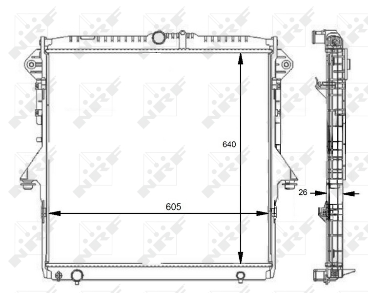 Radiateur NRF 59074