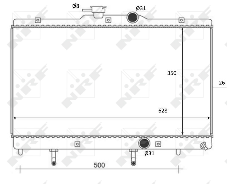 Radiateur NRF 59078