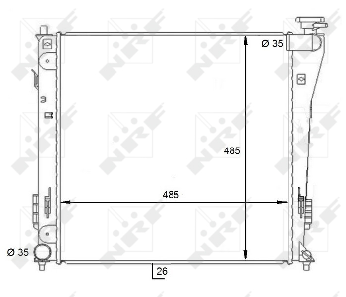 Radiateur NRF 59086