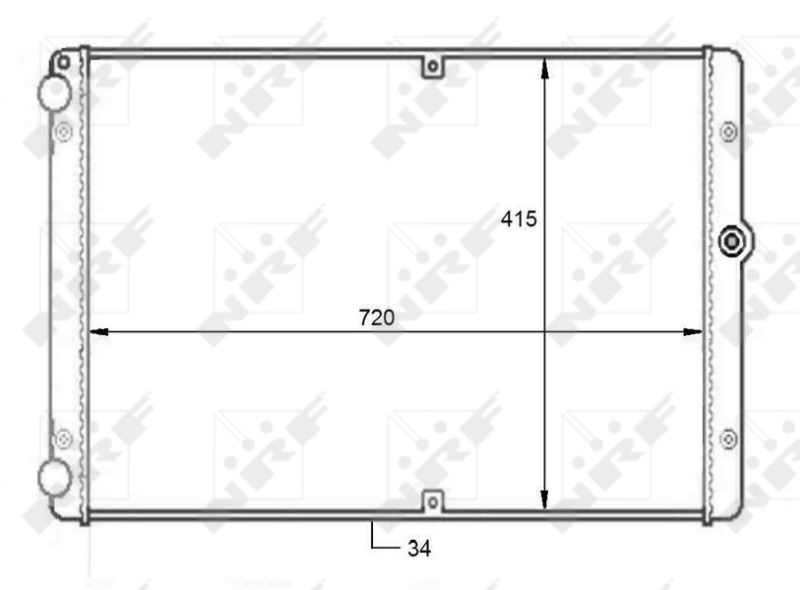 Radiateur NRF 59088