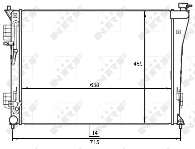 Radiateur NRF 59097