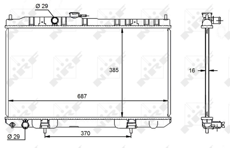 Radiateur NRF 59099