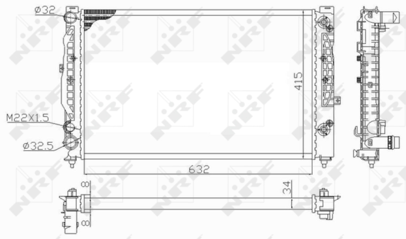 NRF Radiateur 59101