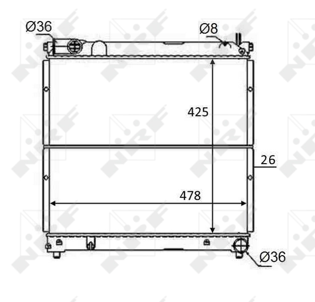 Radiateur NRF 59106