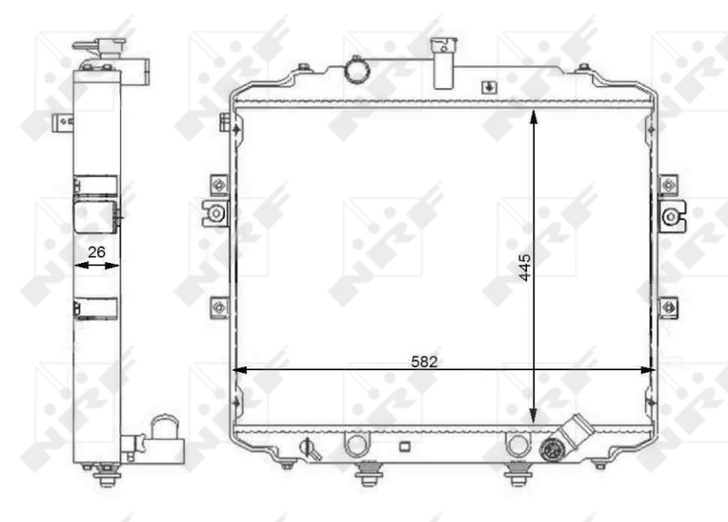 Radiateur NRF 59107