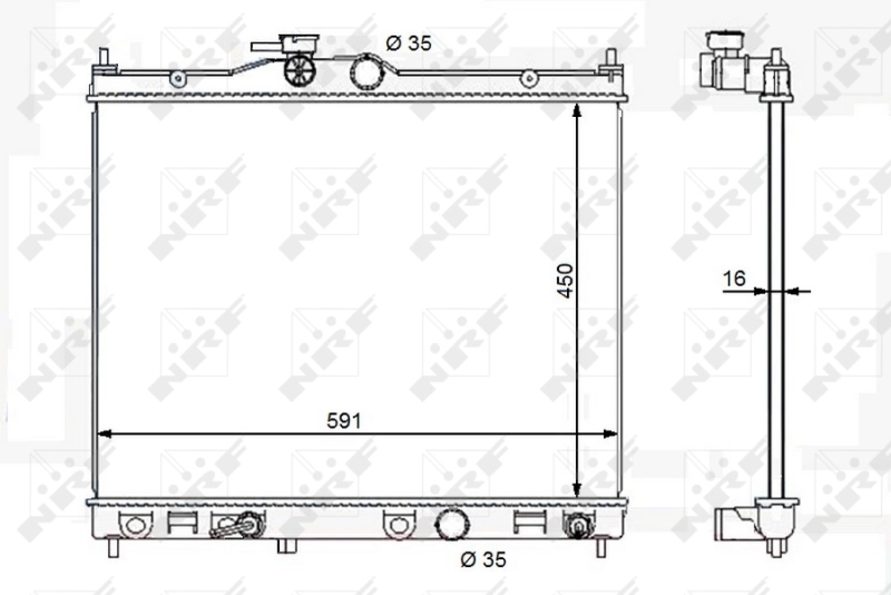 Radiateur NRF 59119