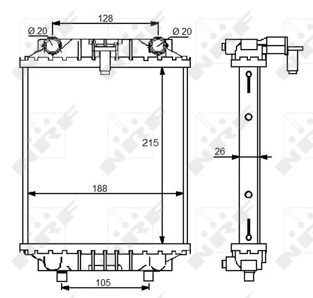 Radiateur NRF 59125