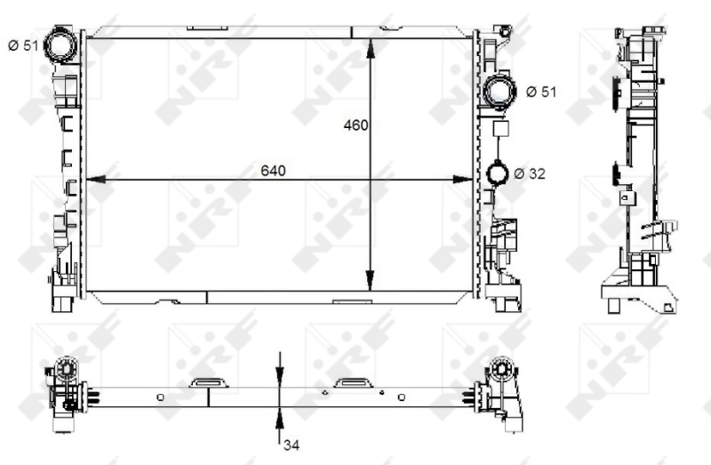 NRF Radiateur 59133