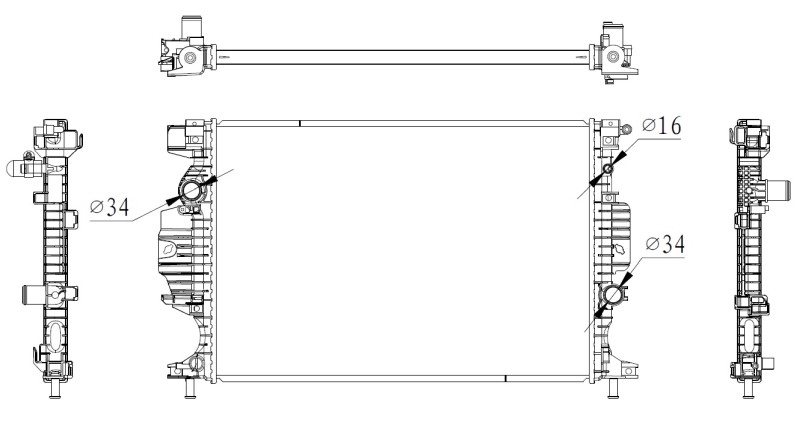 Radiateur NRF 59284