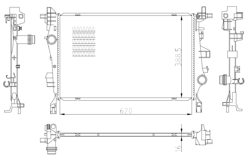NRF Radiateur 59286