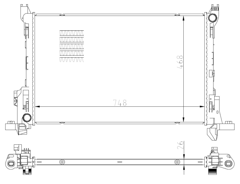 NRF Radiateur 59295