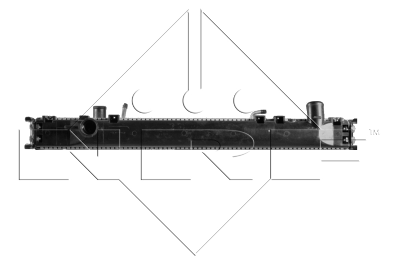 NRF Radiateur 596712