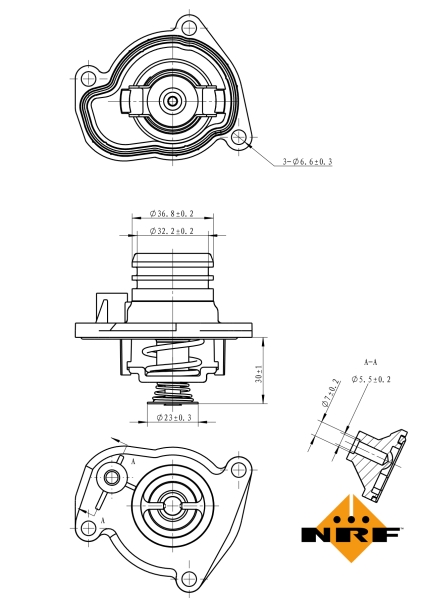 NRF Thermostaat 725008