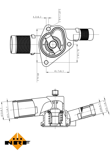 NRF Thermostaat 725009