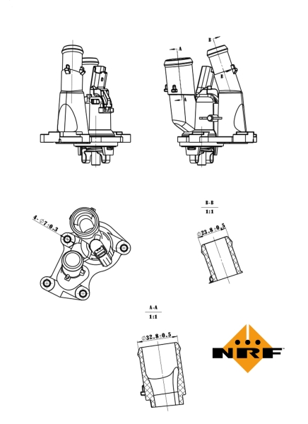 NRF Thermostaat 725048