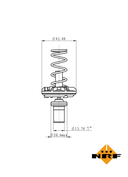 NRF Thermostaat 725049