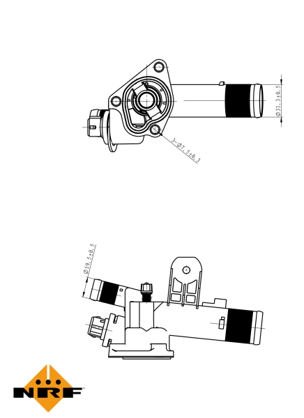 NRF Thermostaat 725056