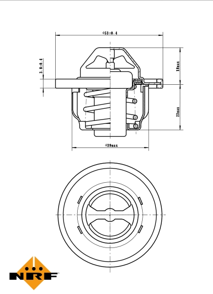 NRF Thermostaat 725089