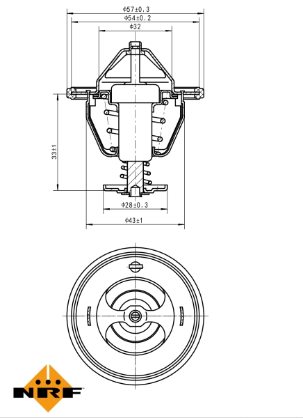 NRF Thermostaat 725111