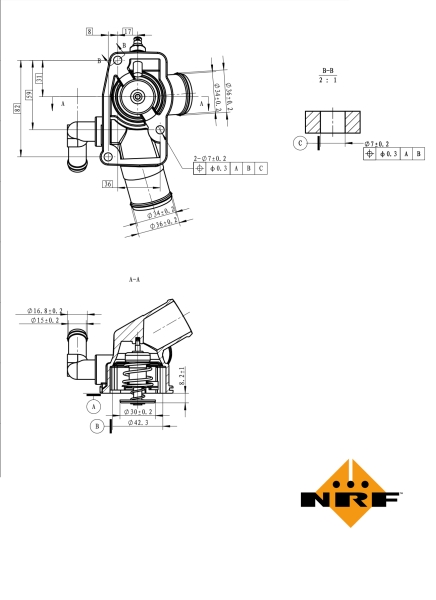 NRF Thermostaat 725112