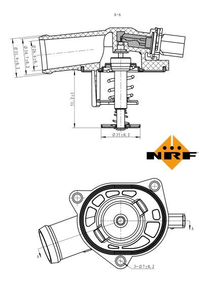 NRF Thermostaat 725130