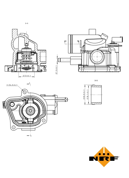 NRF Thermostaat 725153