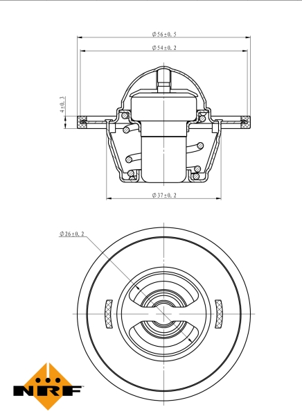NRF Thermostaat 725155