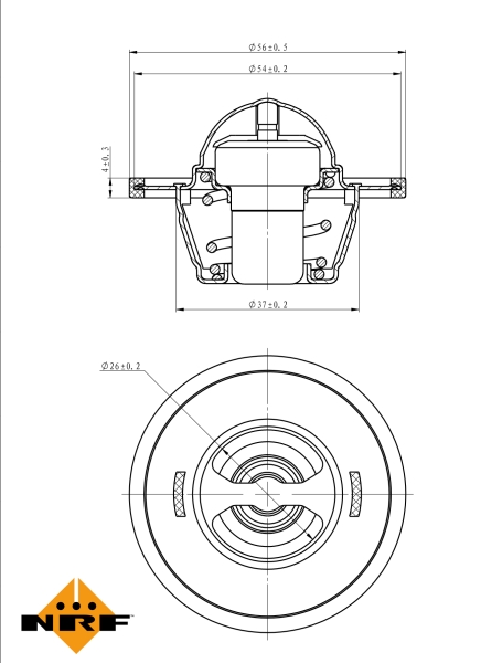 NRF Thermostaat 725156