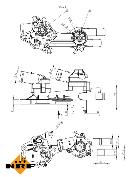 NRF Thermostaat 725179