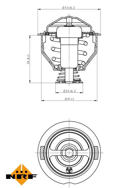 NRF Thermostaat 725209