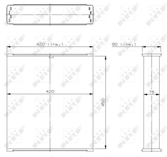 Koelblok radiateur NRF 790