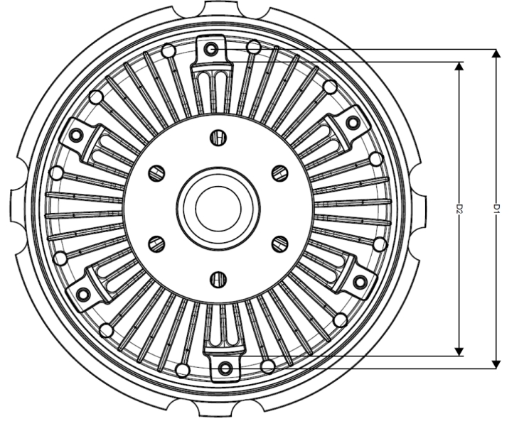 Visco-koppeling NRF 49722