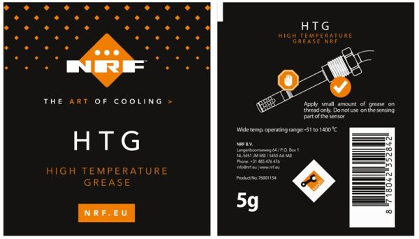 Sensor, uitlaatgastemperatuur NRF 707537