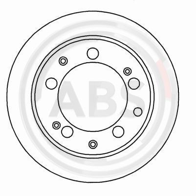 Remschijven ABS 15941