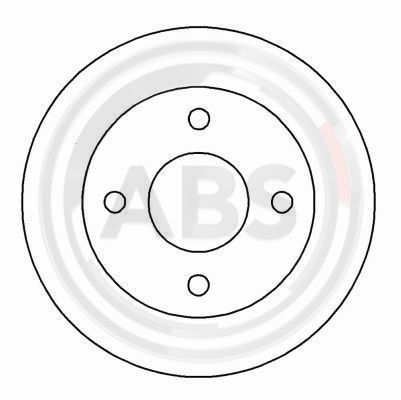 Remschijven ABS 16156