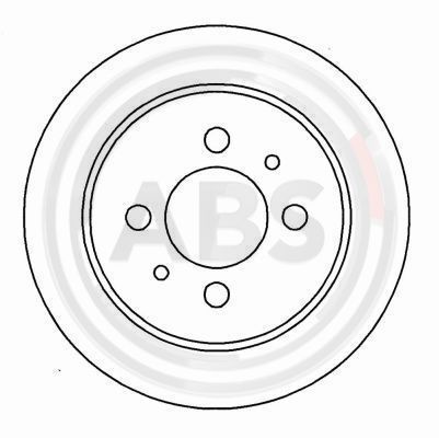 Remschijven ABS 16474