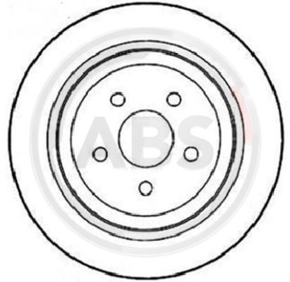 Remschijven ABS 16715