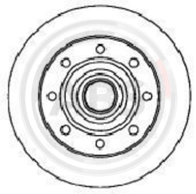 Remschijven ABS 17248