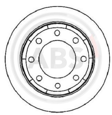 Remschijven ABS 17291