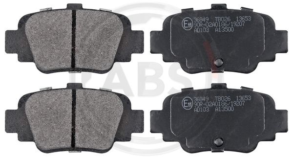 Remblokset ABS 36849