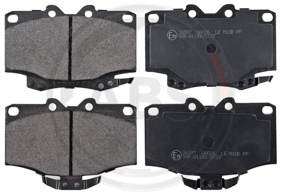 Remblokset ABS 36887